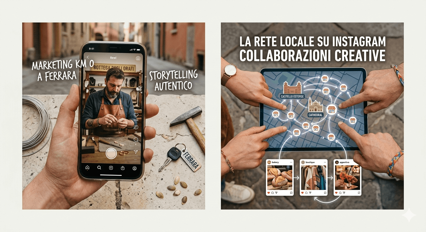 Marketing km0 a Ferrara: guida completa per promuovere negozi locali su Instagram