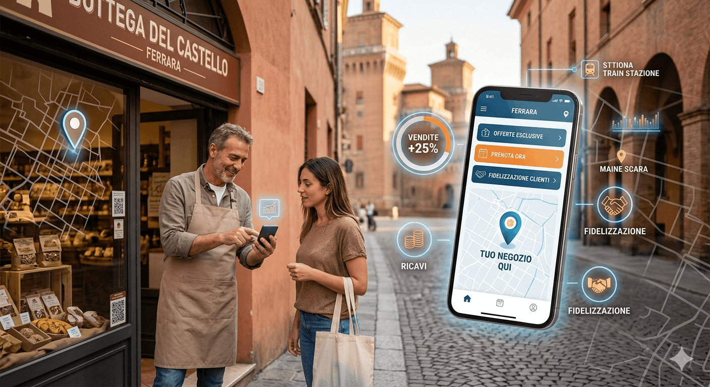 Può un app portare benefici a un’attività commerciale di Ferrara?