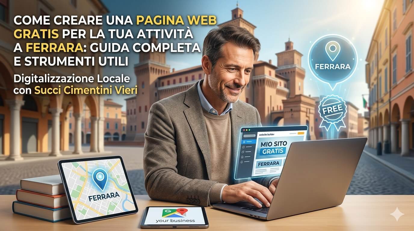 Come creare una pagina web gratis per la tua attività a Ferrara: guida completa e strumenti utili