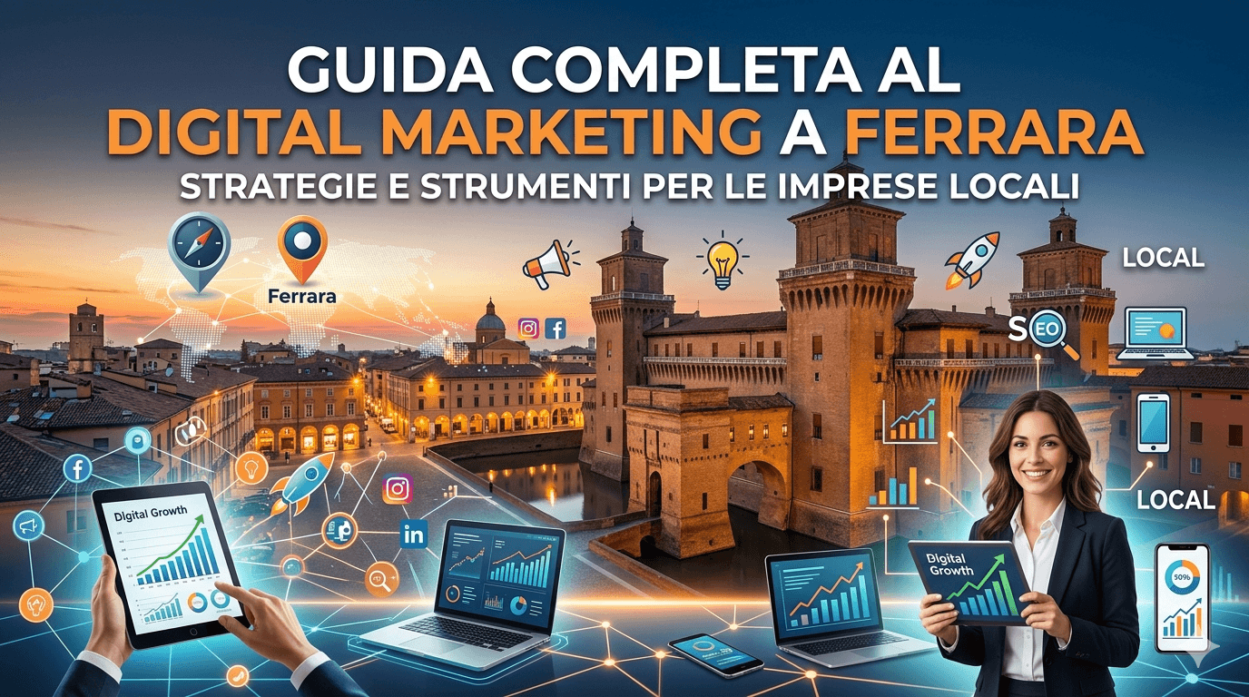 Guida completa al digital marketing a Ferrara: strategie e strumenti per le imprese locali
